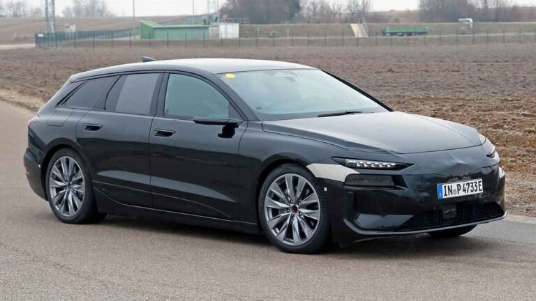 El nuevTop Secret Audi A6 Avant 2025 (4)o Audi A6 Avant 2025 ya se ha dejado ver casi sin camuflaje. Llegará previsiblemente a finales de año.