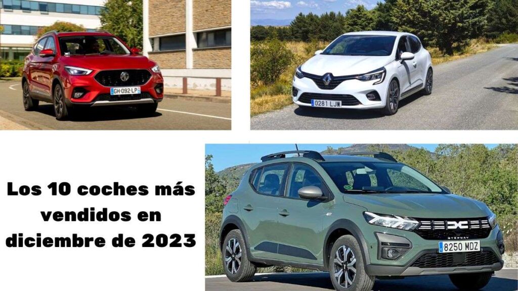 coches más vendidos diciembre 2023