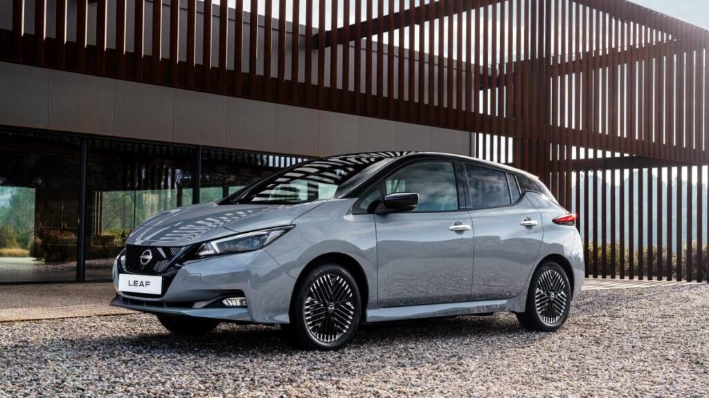 Nissan Leaf gris