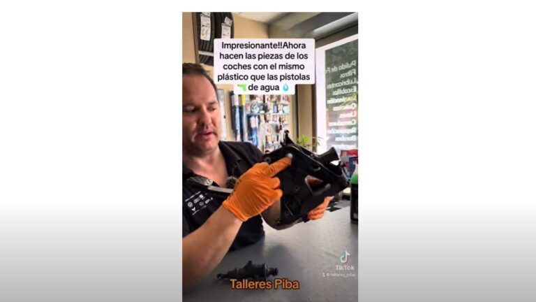piezas del coche de plástico