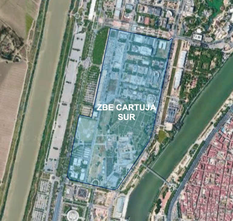 zona de bajas emisiones cartuja sur Sevilla