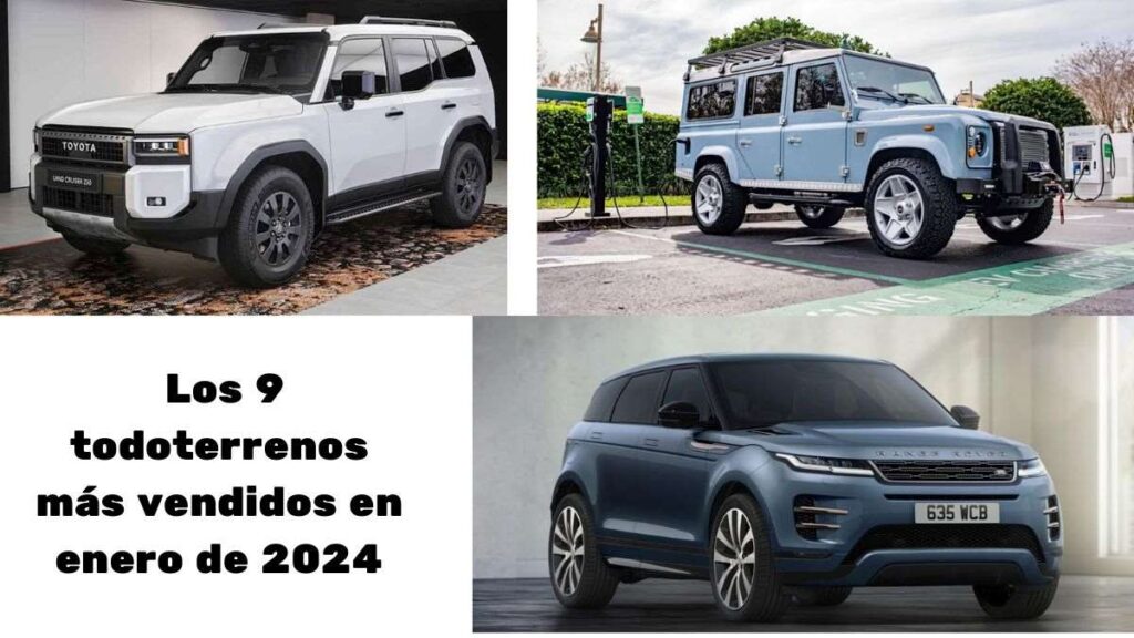 todoterrenos más vendidos enero 2024