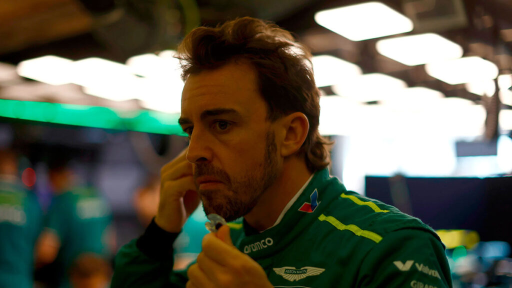 Fernando Alonso en los test de pretemporada