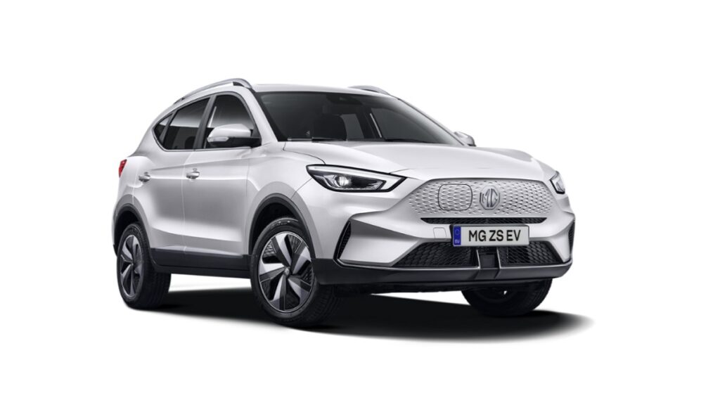 MG ZS EV blanco