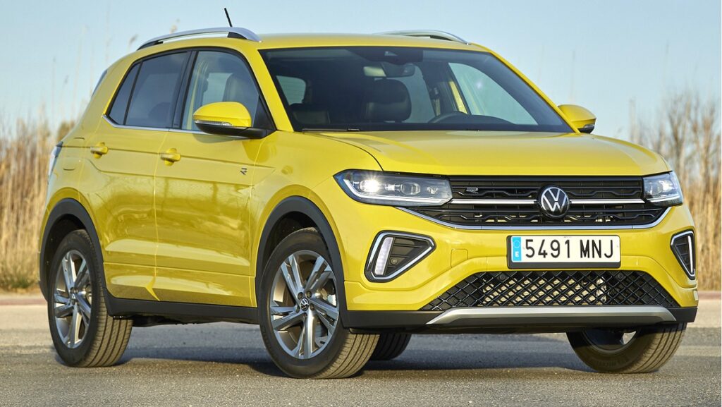 VW T-Cross amarillo