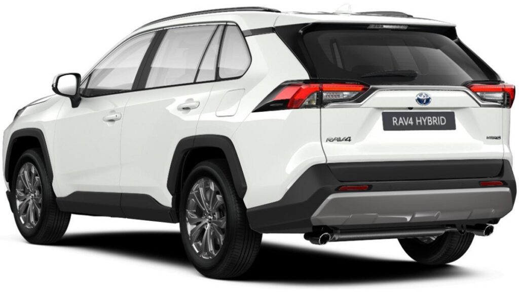 Los 10 coches híbridos más vendidos en octubre de 2024 9 Toyota RAV4 blanco