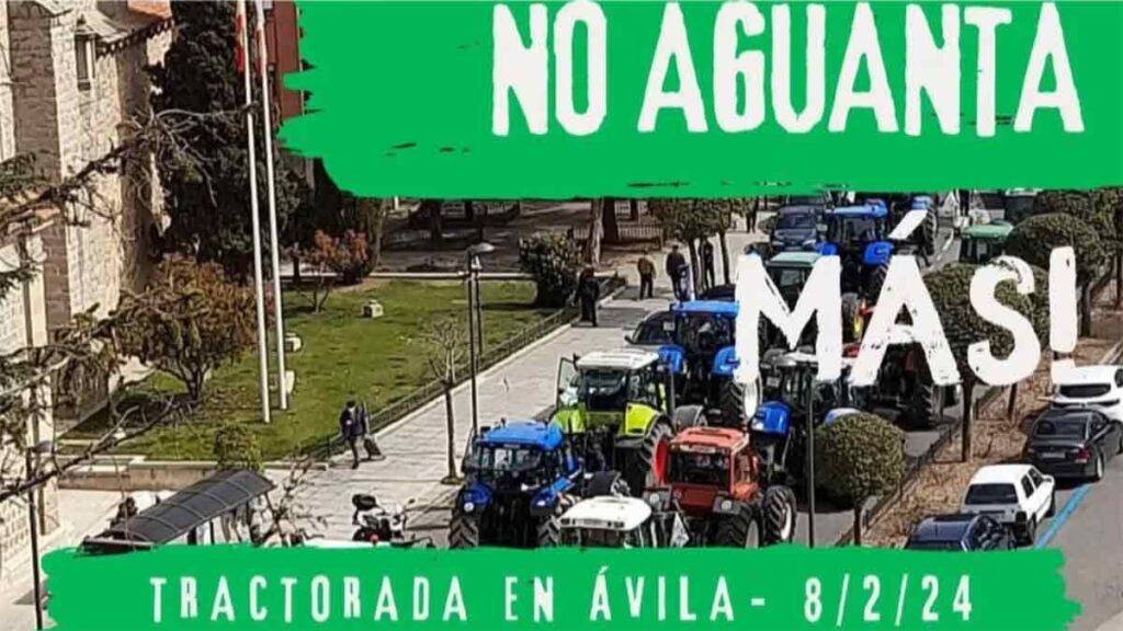 Manifestación de tractores