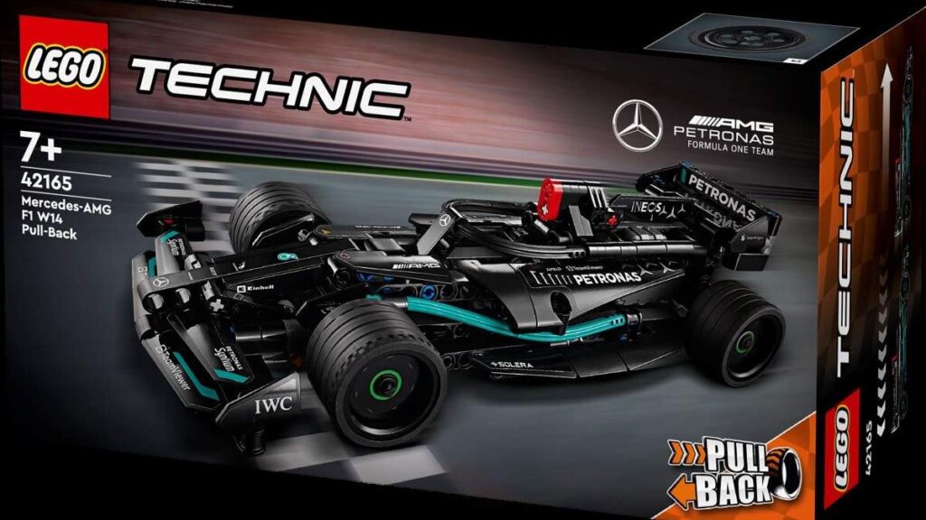 7 nuevos coches de carreras de Lego: McLaren, Mercedes-AMG, BMW... 4 Mercedes-AMG F1 W14 E Performance Pull Back