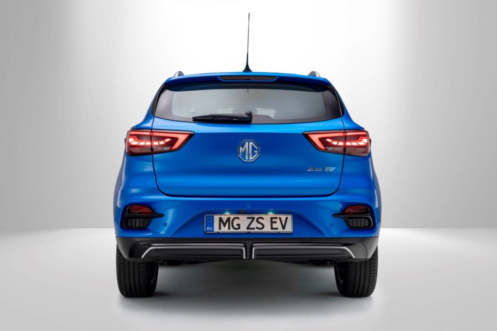 MG ZS EV azul