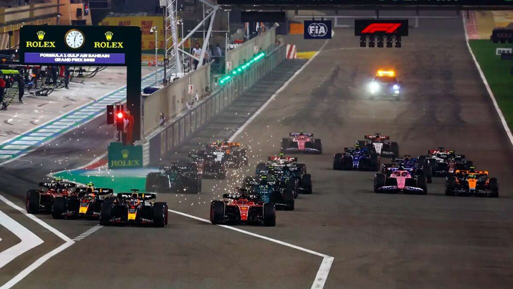 Salida del GP de Bahréin