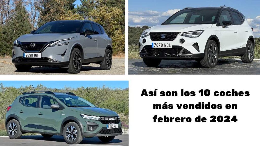 10 coches más vendidos febrero 2024