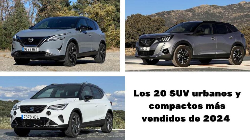 20 SUV urbanos y compactos más vendidos enero-febrero 2024