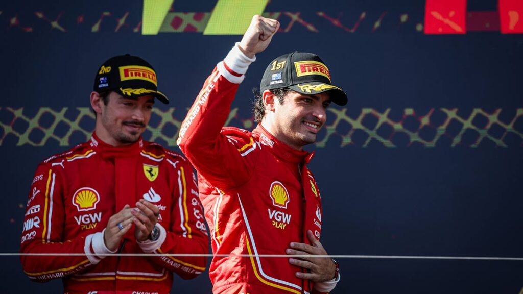Carlos Sainz en el GP de Australia 2024