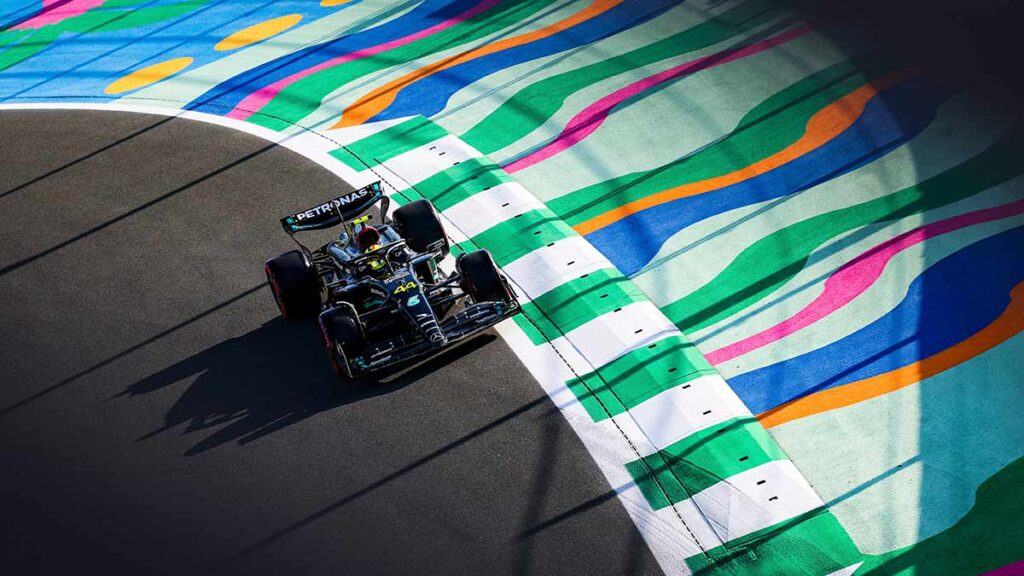 Hamilton en el GP de Arabia Saudí 2023