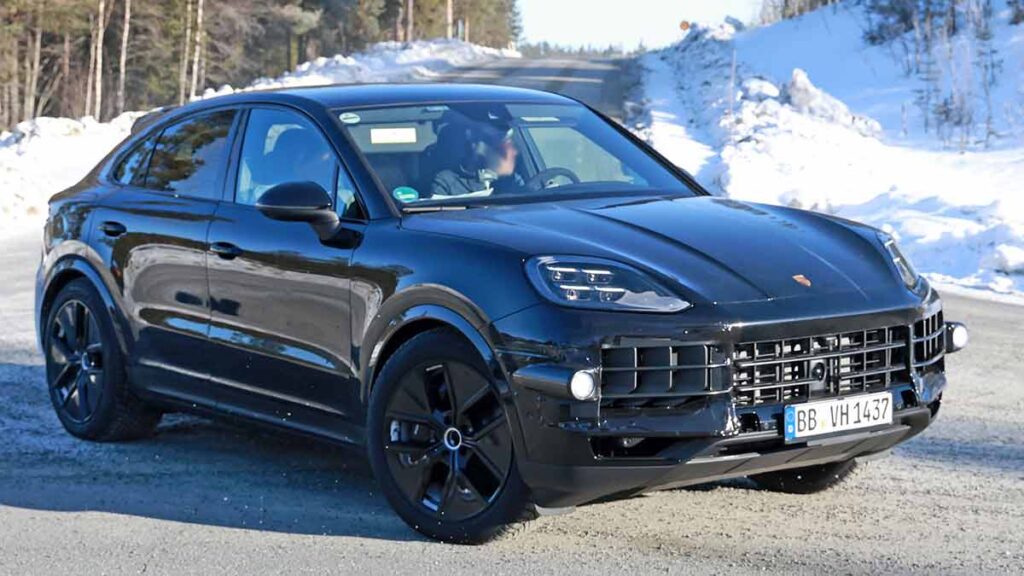 Porsche Cayenne ICE 2027 mule