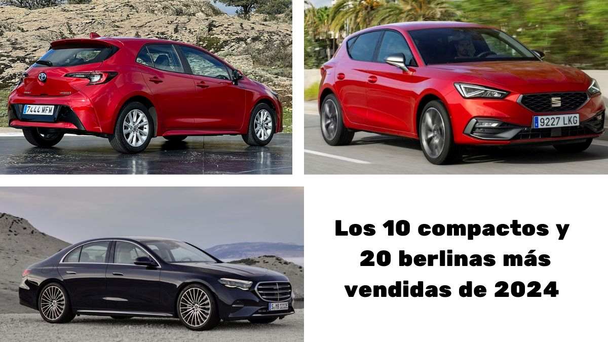 compactos y berlinas más vendidos enero-febrero 2024