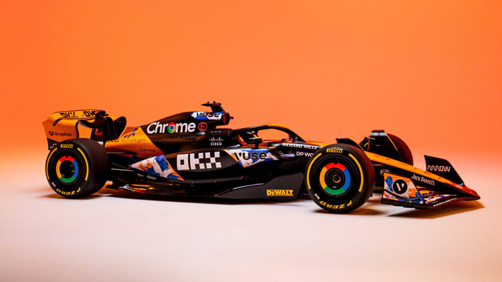 Coche McLaren para el GP de Japón 2024