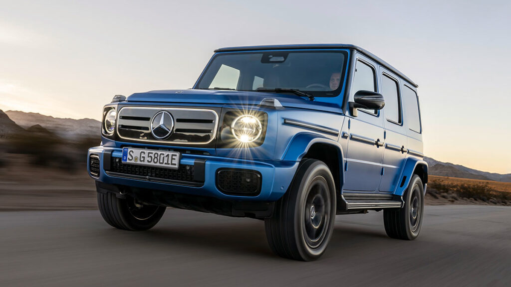 Mercedes Clase G eléctrico: aventura off-road silenciosa para la evolución del todoterreno alemán