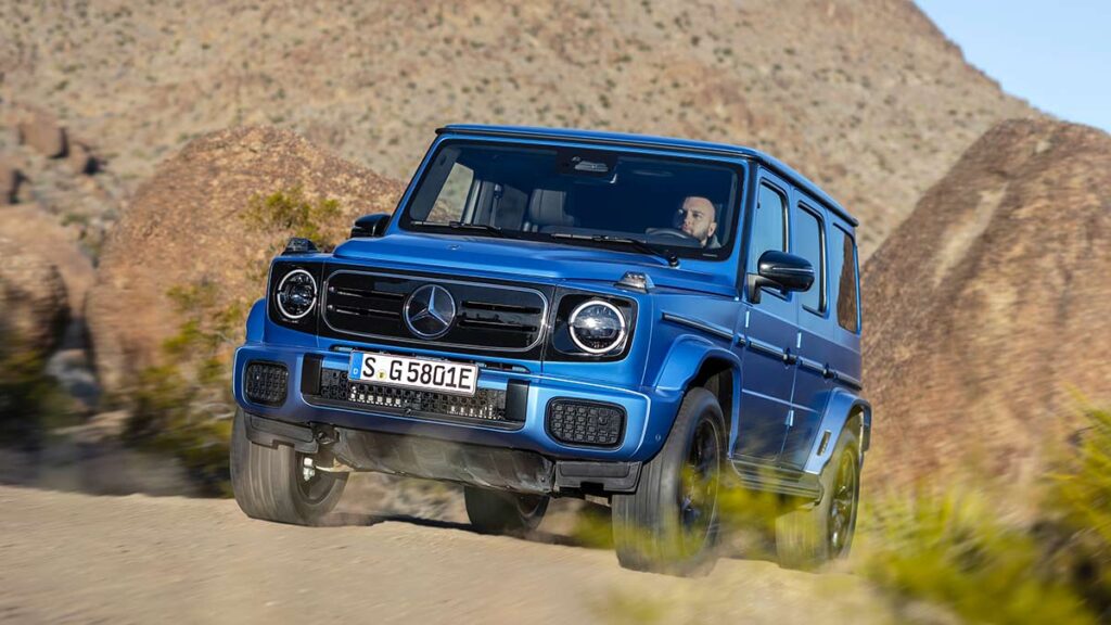 Mercedes Clase G eléctrico: aventura off-road silenciosa para la evolución del todoterreno alemán