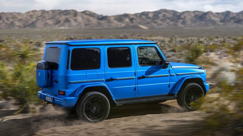 Mercedes Clase G eléctrico: aventura off-road silenciosa para la evolución del todoterreno alemán