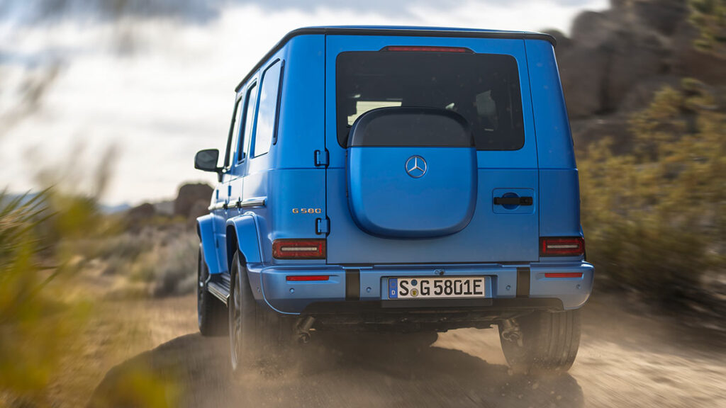 Mercedes Clase G eléctrico: aventura off-road silenciosa para la evolución del todoterreno alemán