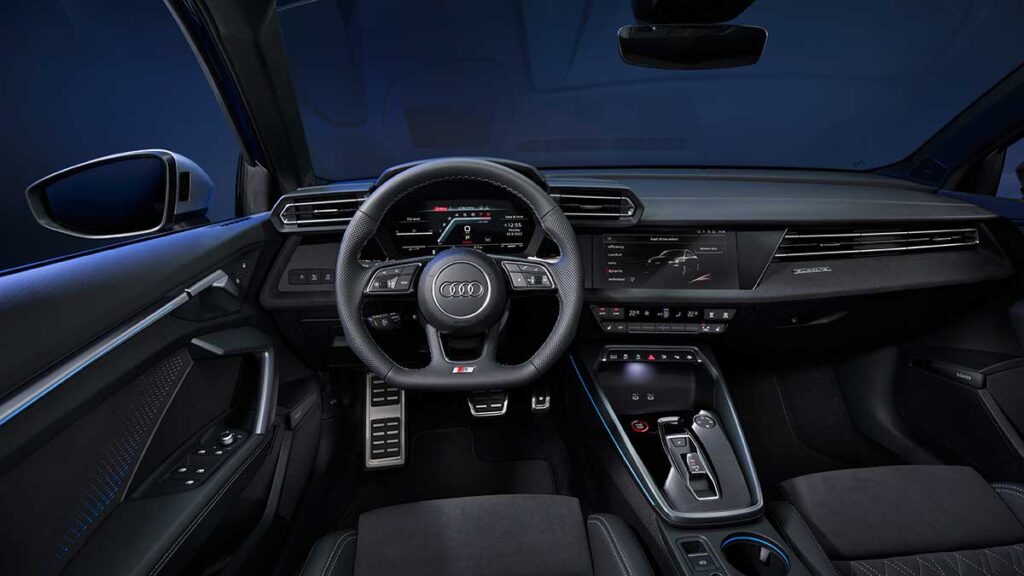Interior Audi S3 restyling 2024