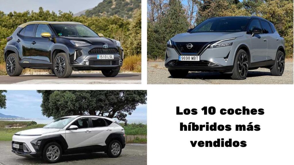 10 coches híbridos más vendidos en abril de 2024