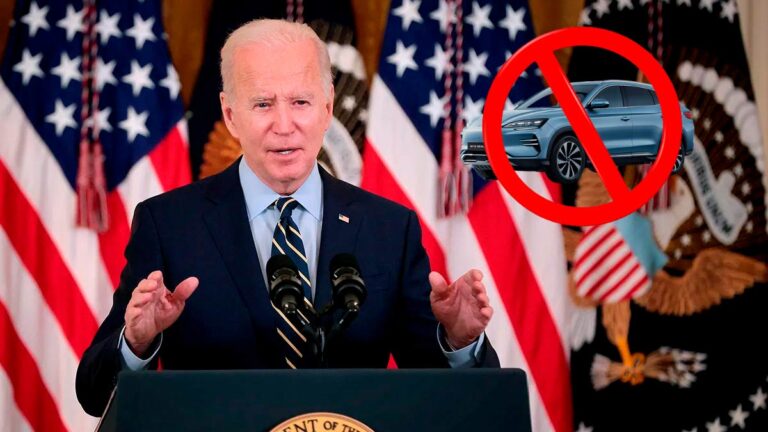 EE.UU . impone a los coches electricos chinos unos aranceles de. ¡hasta el 102
