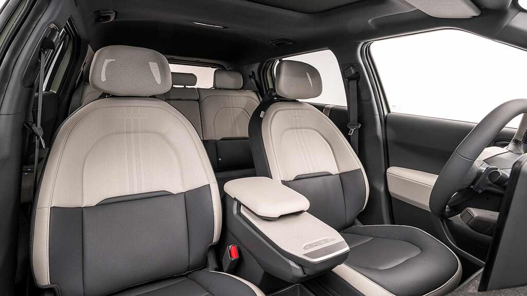 Kia EV3 interior y asientos