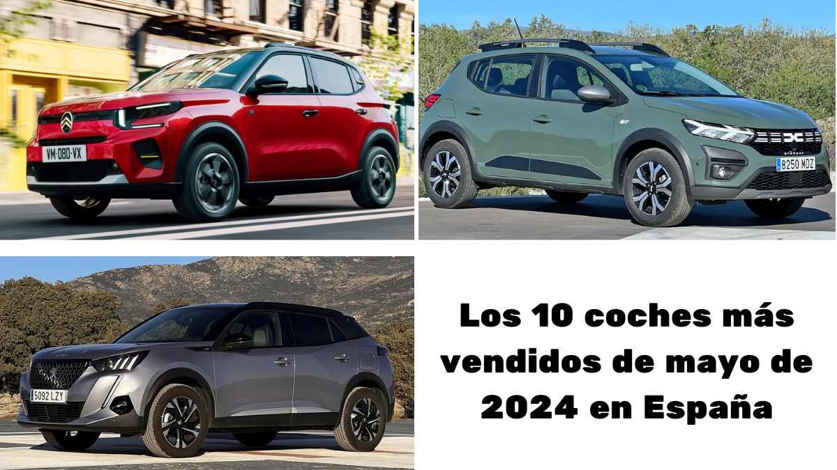 10 coches más vendidos mayo 2024