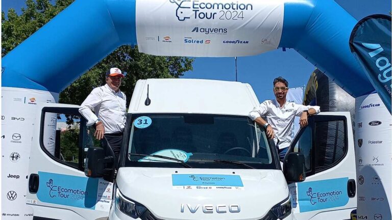 Participamos en el Ayvens Ecomotion Tour con una Iveco eDaily