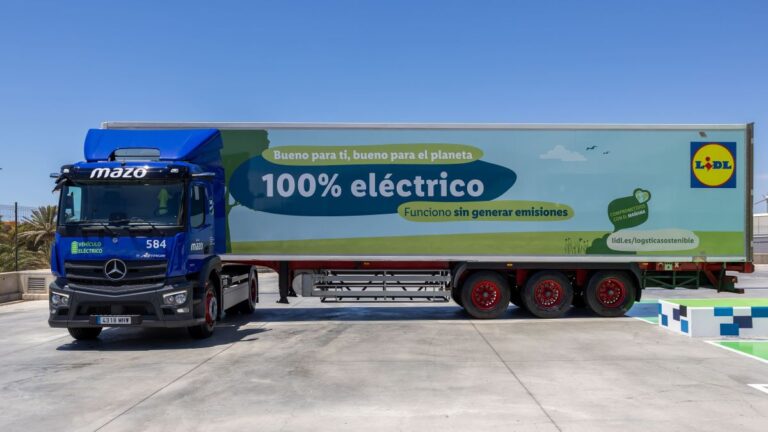 Así son los camiones eléctricos que Lidl incorpora en Canarias