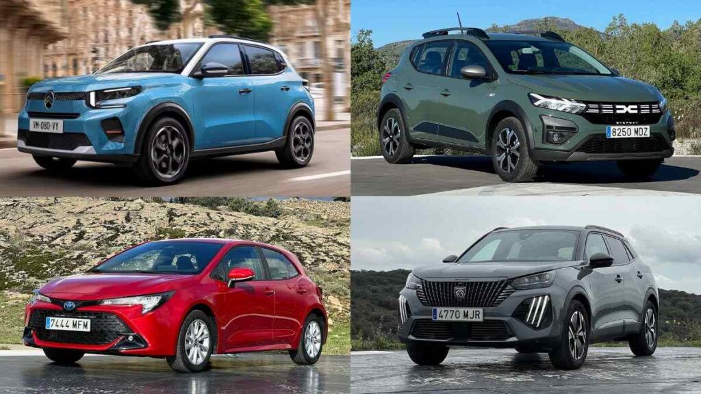 10 coches más vendidos en junio de 2024