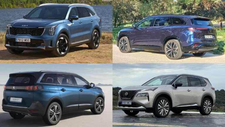 7 SUV híbridos de 7 plazas