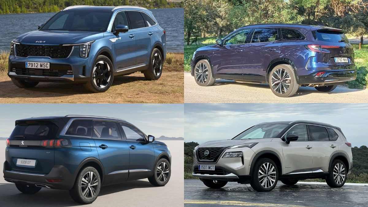 7 SUV híbridos de 7 plazas