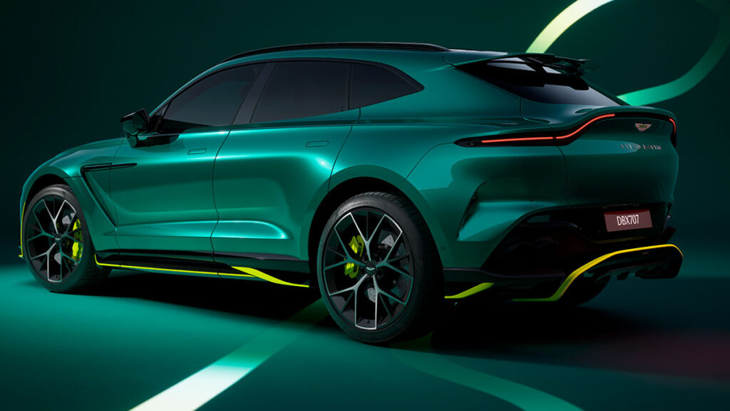 Aston Martin DBX707 AMR24 Edition: un SUV de 707 CV para rendir homenaje a la Fórmula 1