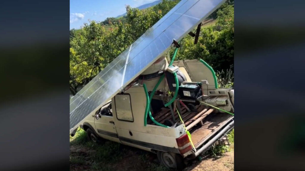 Citroën C15 paneles solares