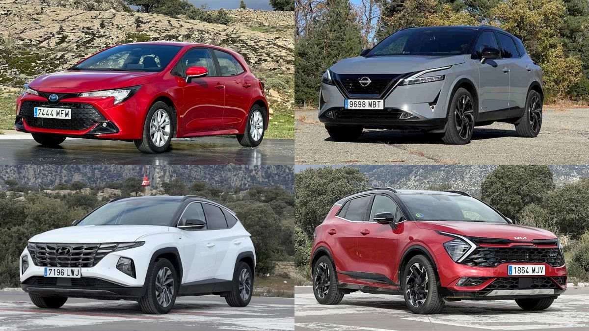 10 coches híbridos más vendidos en julio de 2024