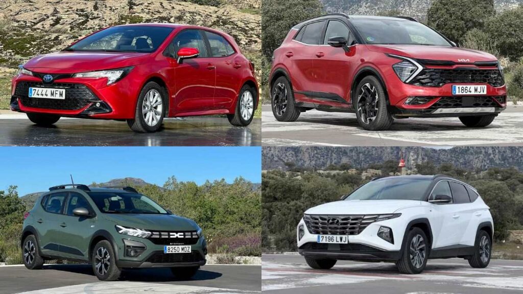 10 coches más vendidos julio 2024