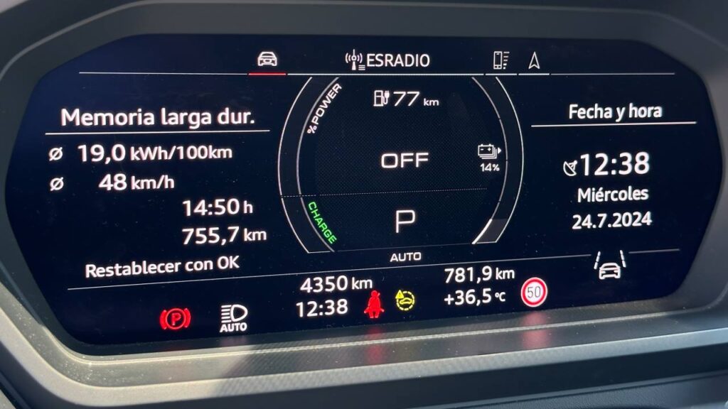 Audi Q4 detalle instruemntacion