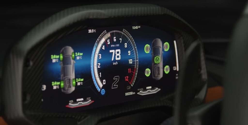 Lamborghini Temerario instrumentación