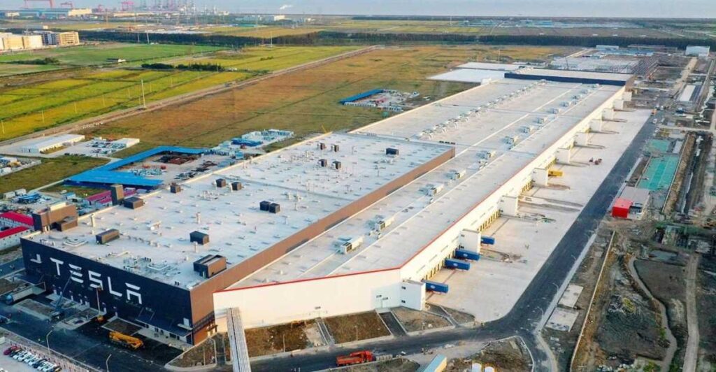 Tesla gigafactoria Shanghai