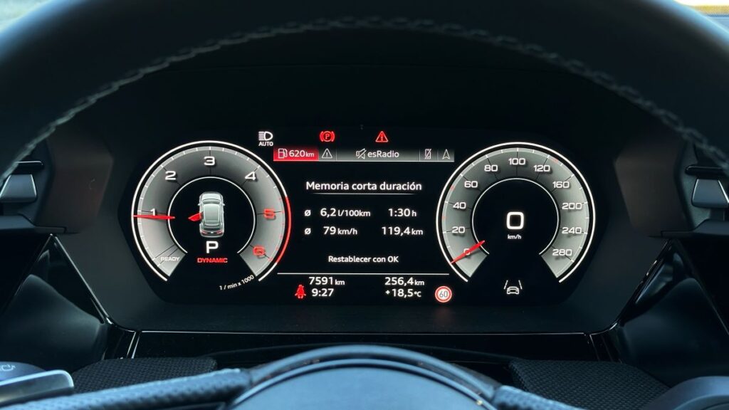 Audi A3 virtual cockpit