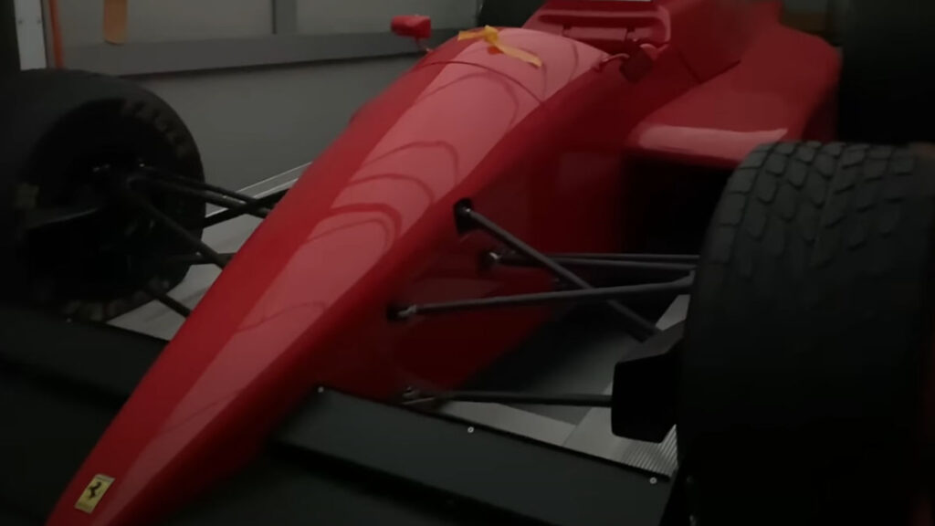 Ferrari F1 abandonado