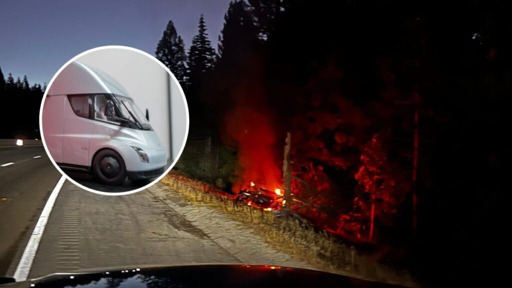 Apertura accidente tesla semi