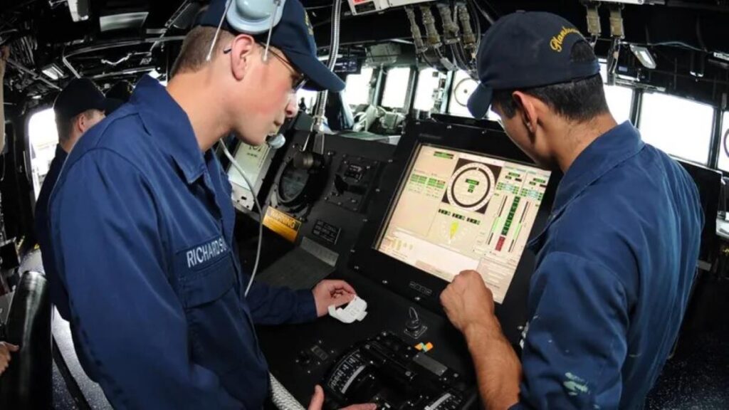 mandos tactiles control barco
