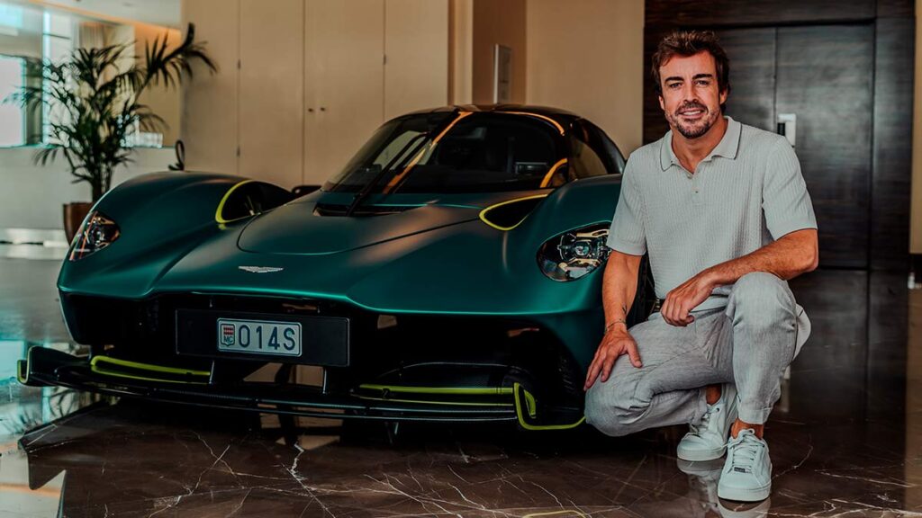 La nueva adquisición de Fernando Alonso lleva el sello Aston Martin