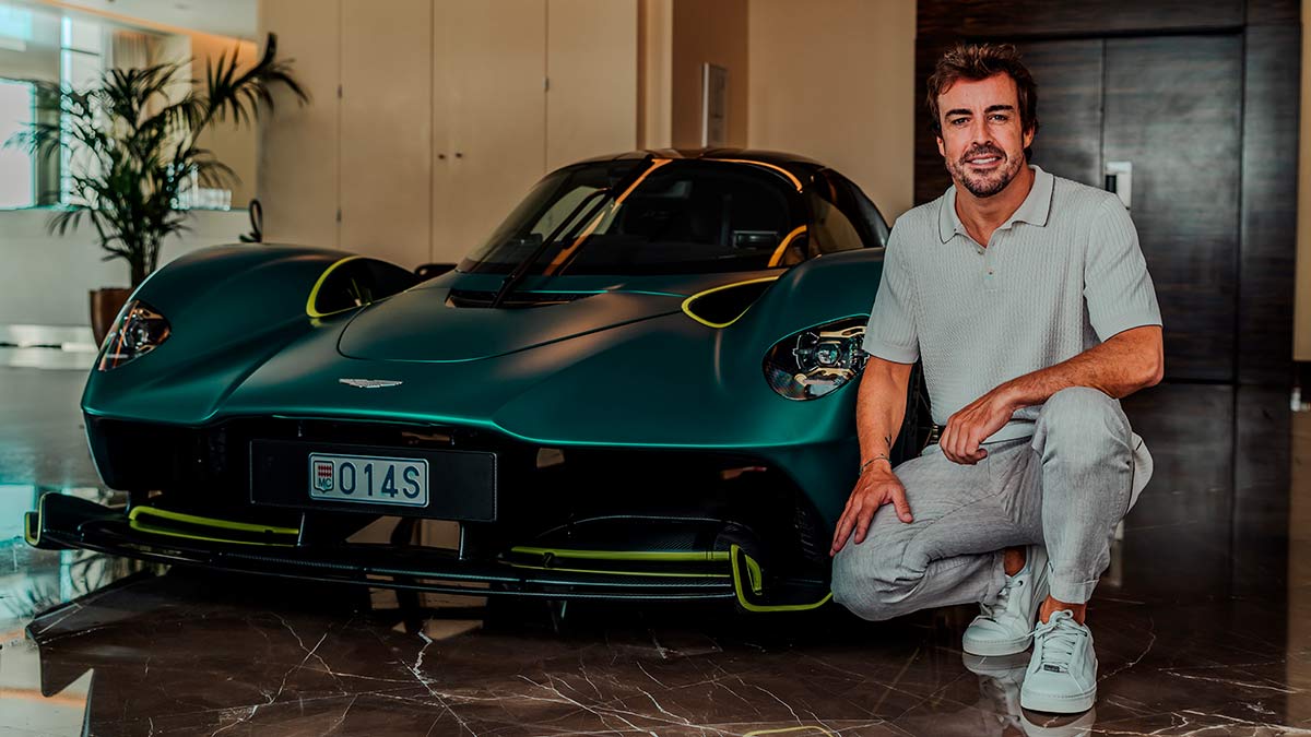 La nueva adquisición de Fernando Alonso lleva el sello Aston Martin