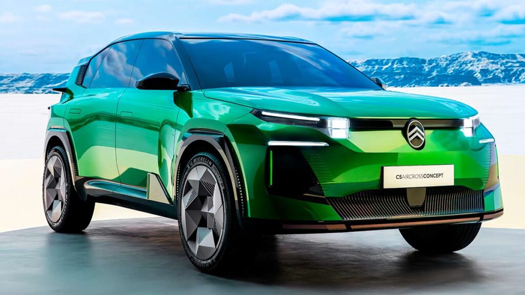 Citroën C5 Aircross Concept: la nueva generación se asoma en el Salón del Automóvil de París 2024