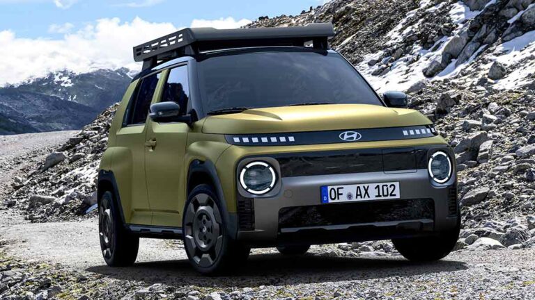 Hyundai Inster Cross: el pequeño SUV urbano eléctrico se 'pasa' a la aventura